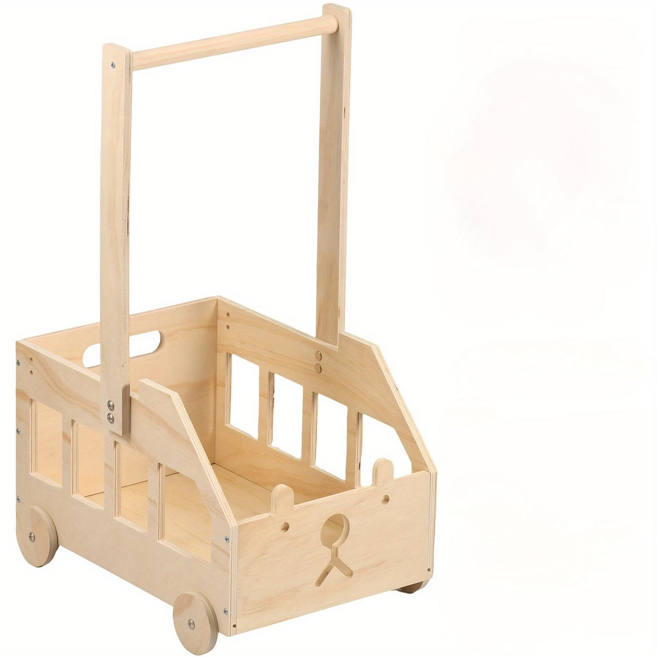 Houten wagentje op wieltjes – speelgoed